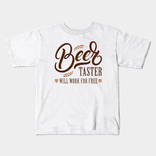 Beer Taster Kids T-Shirt